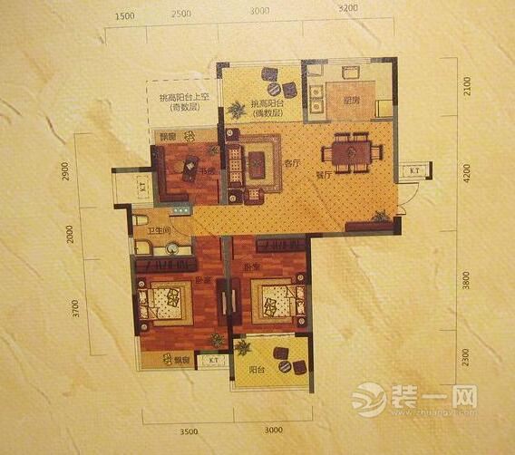 89平简约三居室施工